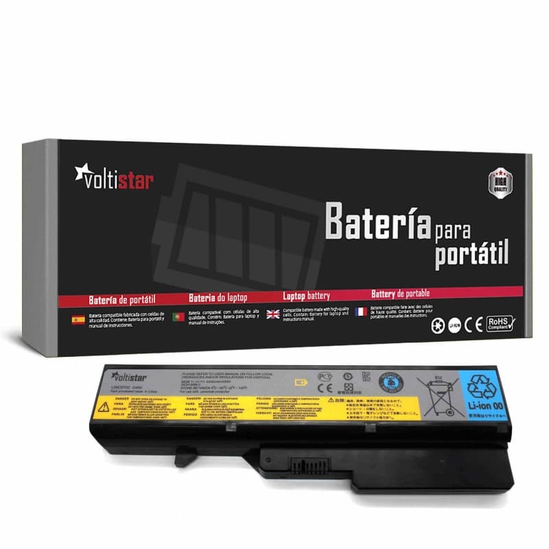 Bateria Voltistar para Lenovo G475 IdeaPad Z570 - 11.1V 4400mAh — image 1