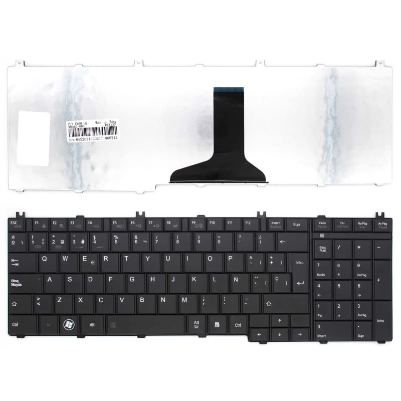 Teclado para Portátil Toshiba Satellite A000077560 - Novo Selado — image 1