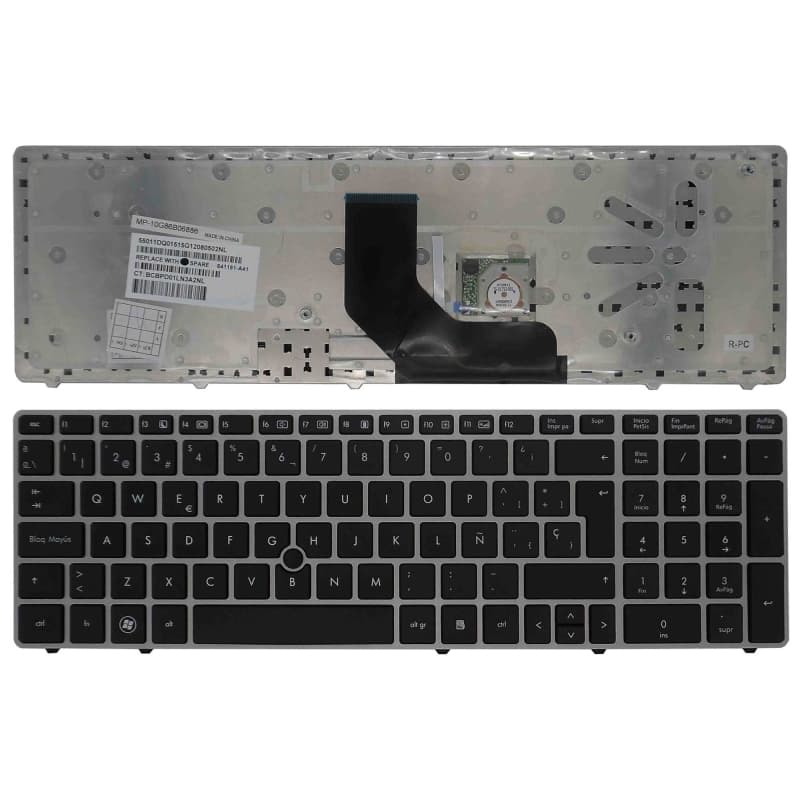 Clavier pour Ordinateur Portable HP ProBook 6560B EliteBook 8560P MP-10G86B06886 — image 1