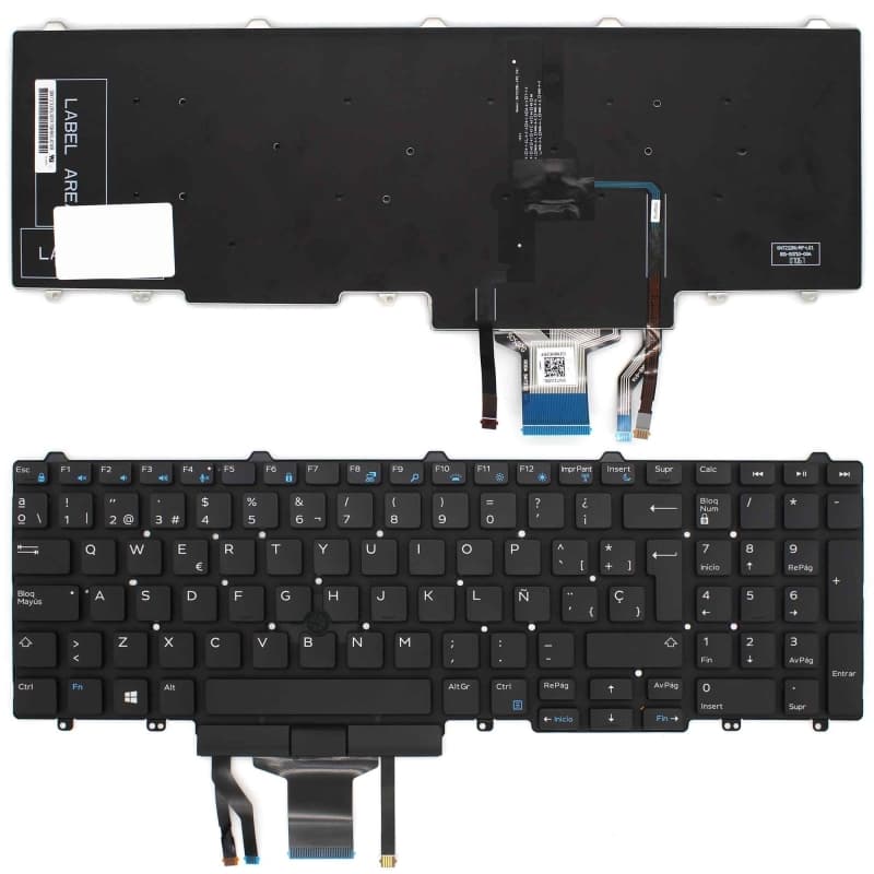 Clavier Rétroéclairé pour Dell Latitude E5550 E5570 5580 Precision — image 1