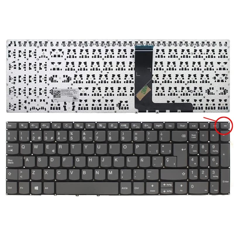 Clavier de Remplacement pour Lenovo IdeaPad V130-15IGM V130-15IKB thumbnail 2