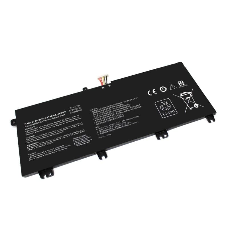 Batterie pour Asus ROG Strix GL503 GL703V B41N1711 63Wh 15.2V thumbnail 3