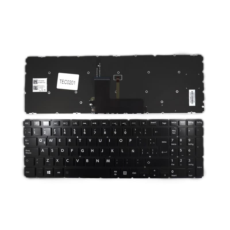 Teclado Retroiluminado para Toshiba Satellite L50-B (0KN0-DQ3LA12) — image 1