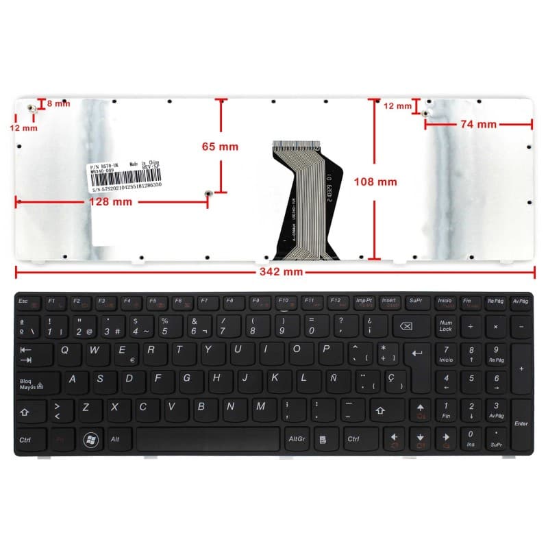 Teclado para Portátil Lenovo 25209726 - Nuevo y Sellado thumbnail 2