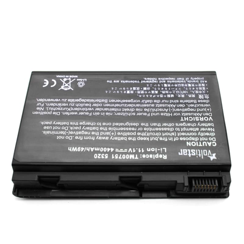 Bateria Voltistar para Acer Travelmate 5720 - 11.1V 4400mAh Novo thumbnail 2