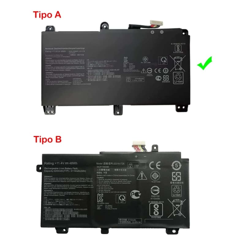 Batería para Portátil Asus ROG Strix G512LI G531GD G531GT B31N1726 11.4V thumbnail 3