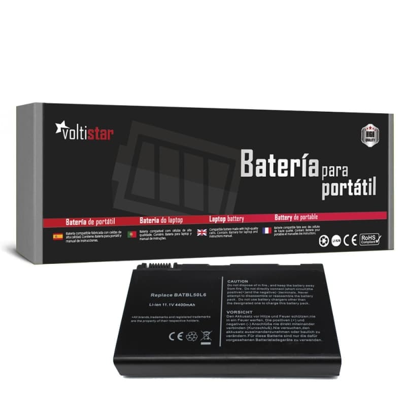 Batterie pour Ordinateur Portable Acer Aspire 3652 5103 5114 BATBL50L6 11.1V 4400mAh — image 1