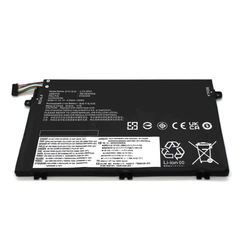 Bateria para Lenovo ThinkPad E480 E490 E580 E590 L17C3P51 L17L3P51 thumbnail 2