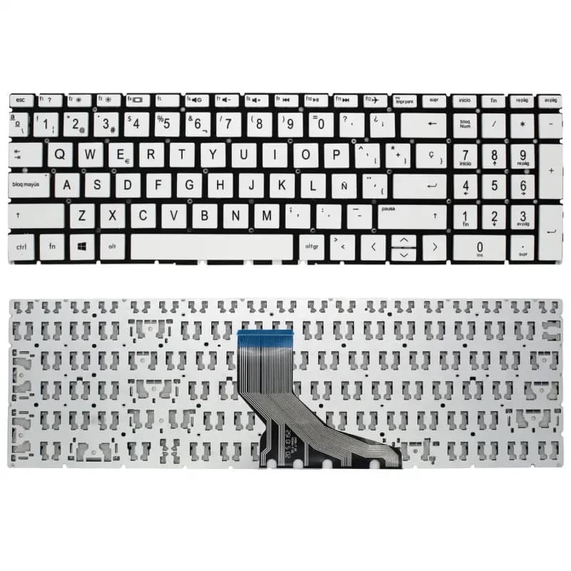 Teclado para Portátil HP 250 G7 Branco - Novo e Selado — image 1