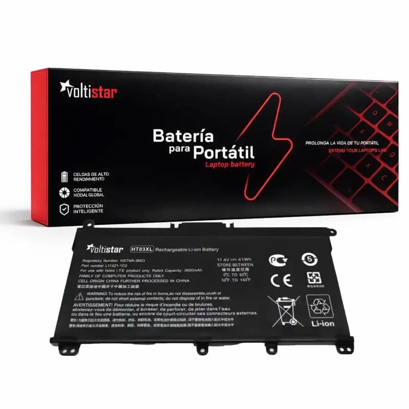 Bateria Voltistar para HP Pavilion 14 15 15T 15Z - Nova e Selada — image 1