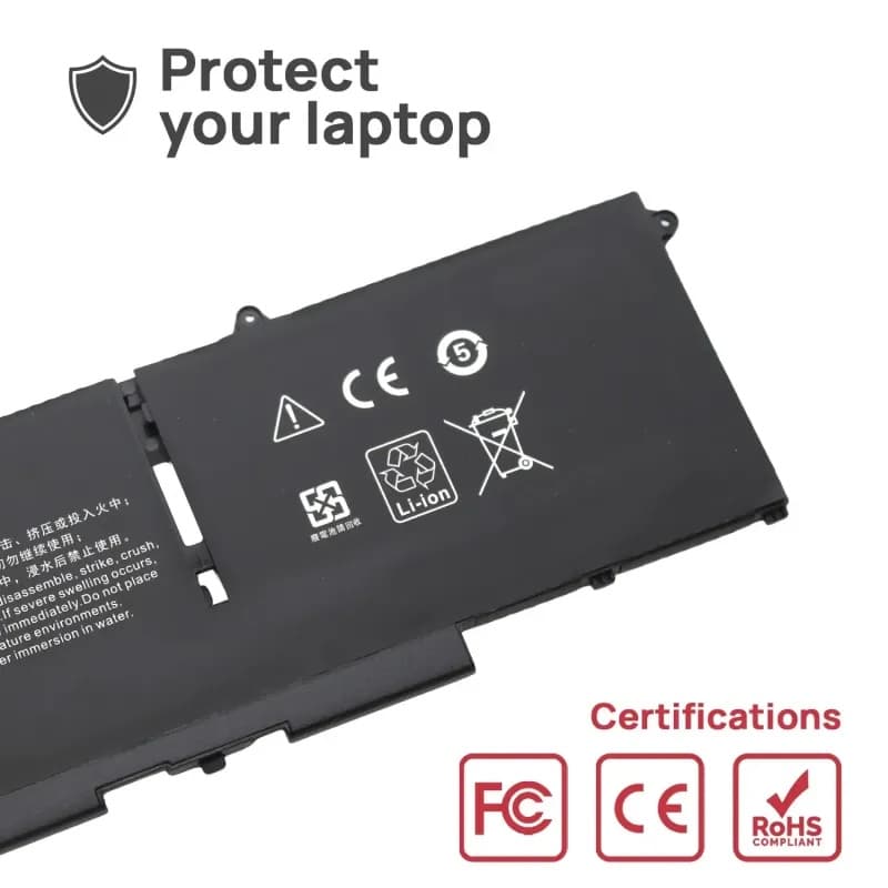 Batterie Ordinateur Portable Dell 8WRCR 01VX5 15.2V 2800mAh thumbnail 4