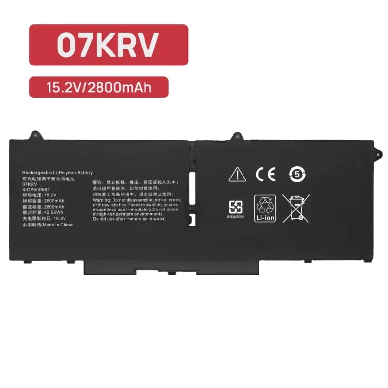 Batterie Ordinateur Portable Dell 8WRCR 01VX5 15.2V 2800mAh thumbnail 2