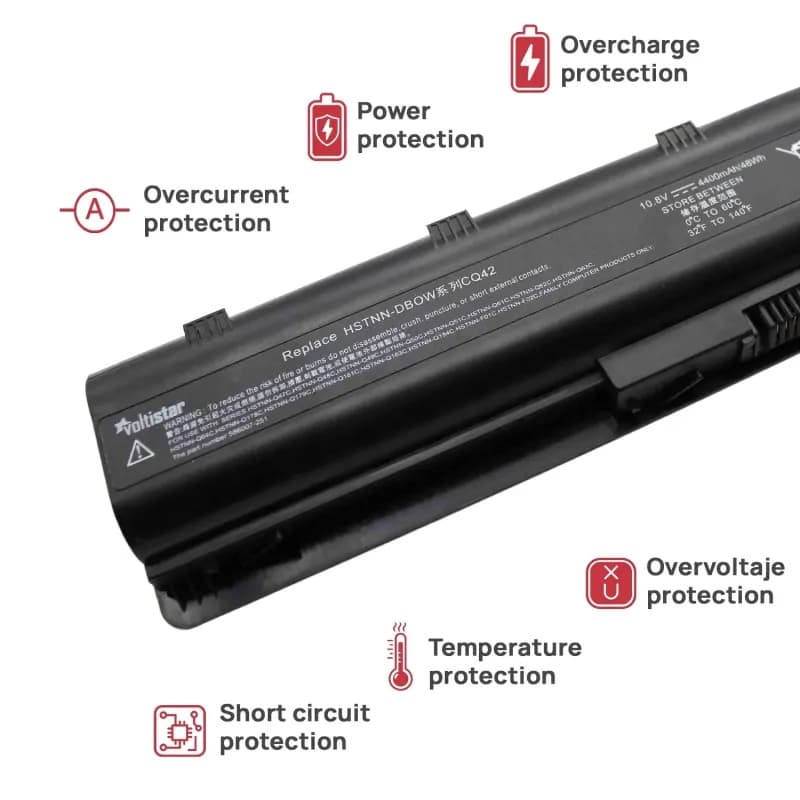 Batterie pour Ordinateur Portable HP G62-B86SS Voltistar - Neuve et Scellée thumbnail 5