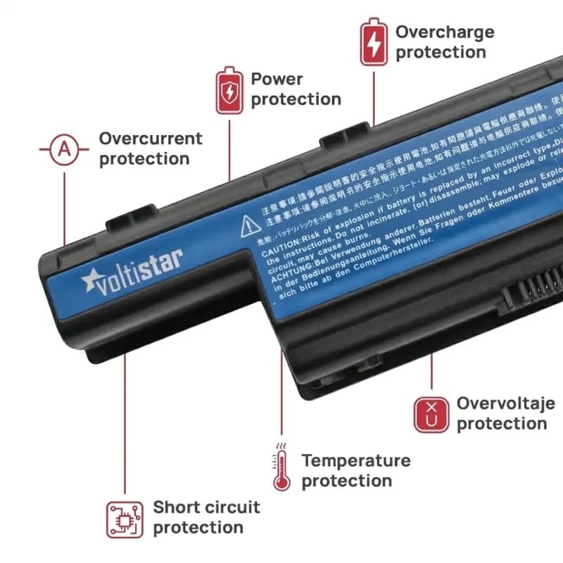 Batterie Voltistar pour Acer TravelMate 5742 - Neuf thumbnail 4