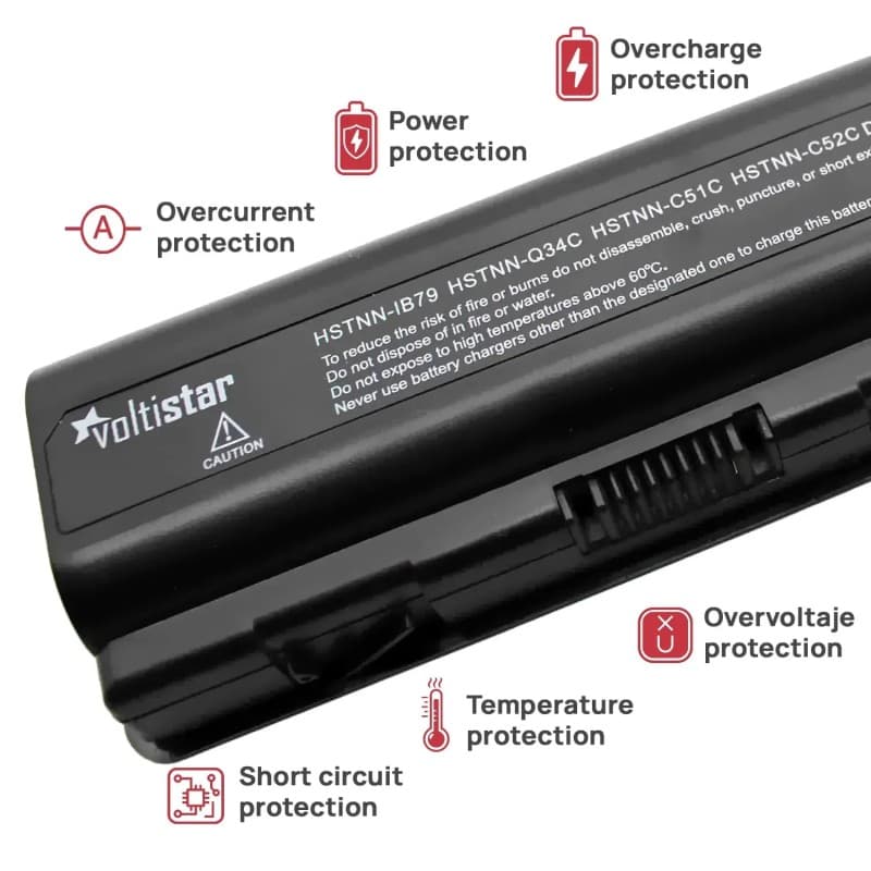Batterie Voltistar HP Pavilion G61-430SS G61-435ES 484170-001 10.8V 4400mAh thumbnail 4