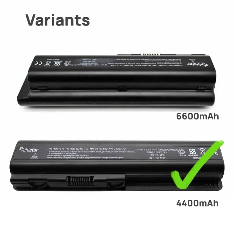 Batterie Voltistar HP Pavilion G61-430SS G61-435ES 484170-001 10.8V 4400mAh thumbnail 6