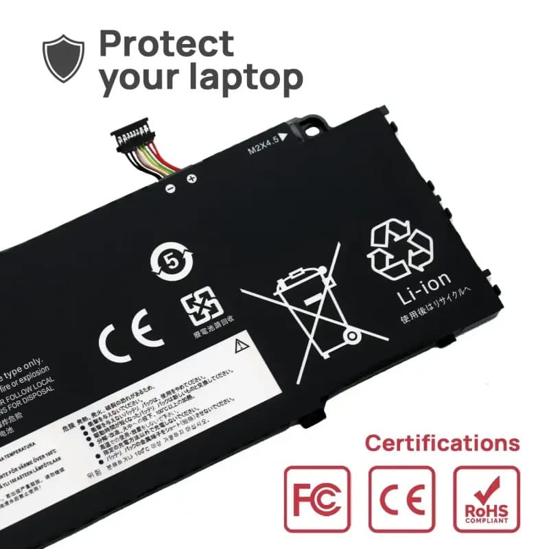 Batería para Lenovo ThinkPad X13 Yoga G4 L22B4P70 15.2V 2800mAh thumbnail 5