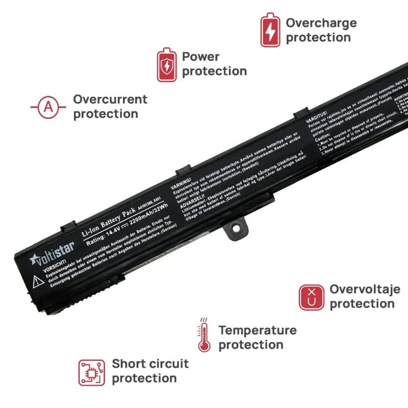 Bateria Asus F551C 14.4V 2200mAh Voltistar A41N1308 thumbnail 4