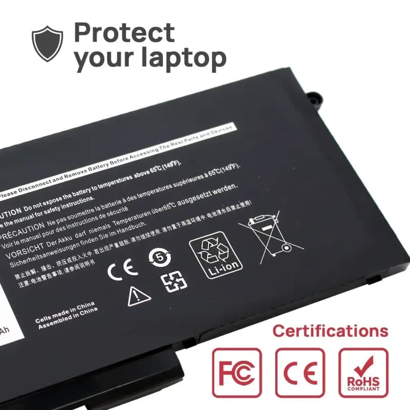 Bateria para Portátil Dell 93FTF Voltistar - Nova e Selada thumbnail 5