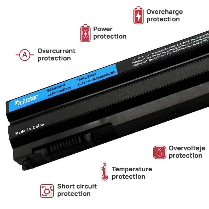 Bateria Voltistar para Dell Latitude E5520 4400mAh 10,8V thumbnail 4