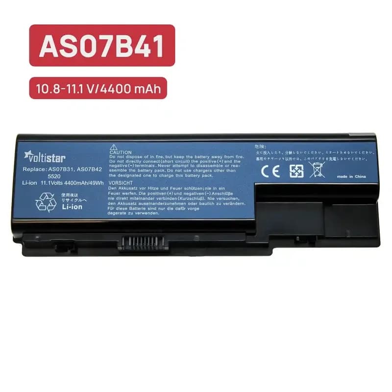 Batería Voltistar para Acer Aspire 6930G 11.1V 4400mAh Nuevo thumbnail 2