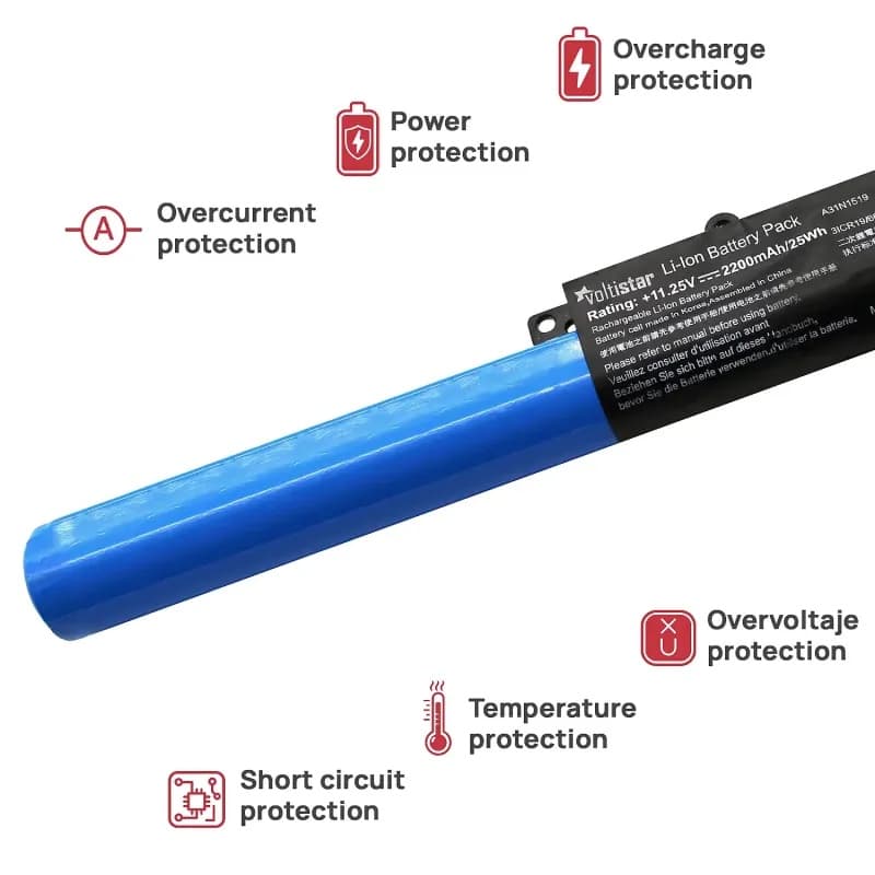 Voltistar Battery for Asus X540L X540LA X540LJ X540S X540SA X540SC Laptop thumbnail 4