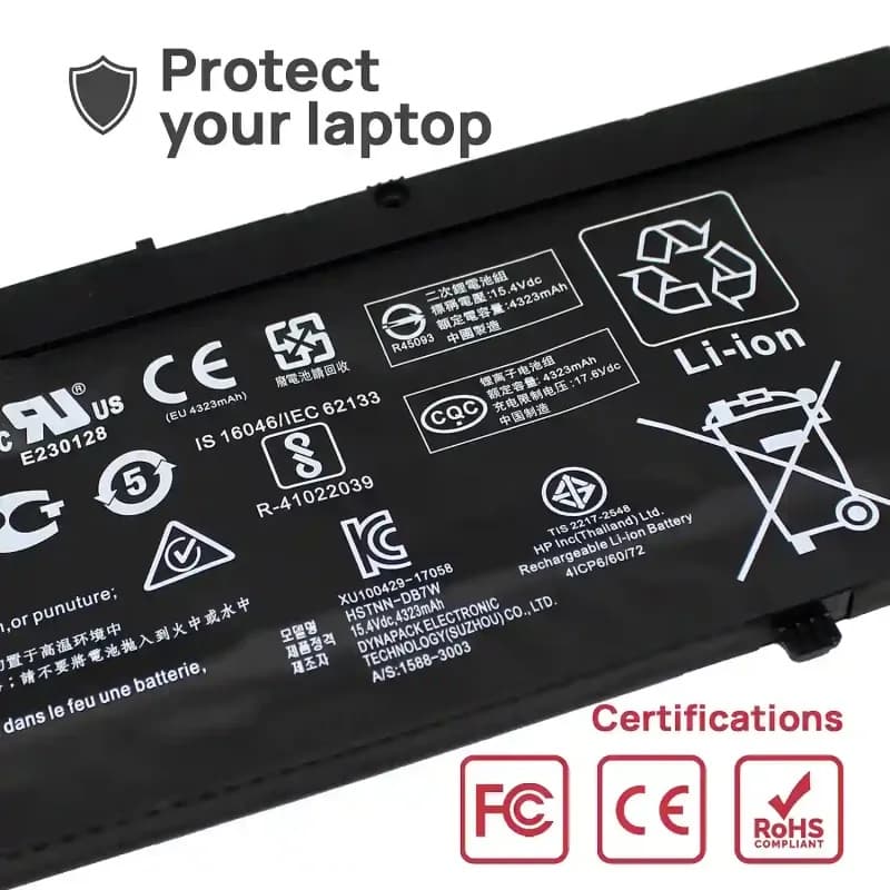 Bateria para Portátil HP HSTNN-IB7Z Voltistar - Nova e Selada thumbnail 5