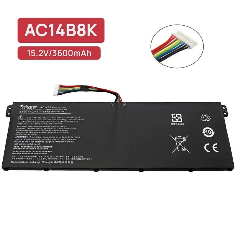Bateria Voltistar para Acer Aspire 7 A715-72G — Novo Certificada thumbnail 2