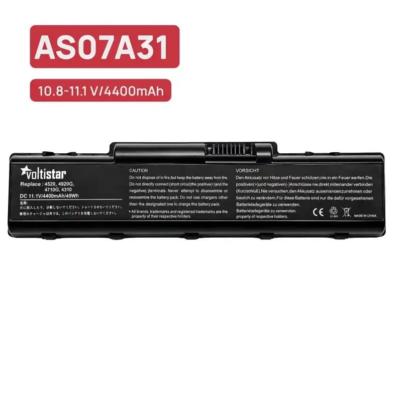 Voltistar Battery for Acer Aspire 5541 5541G 5732Z 5732ZG - 4400mAh Brand New thumbnail 2