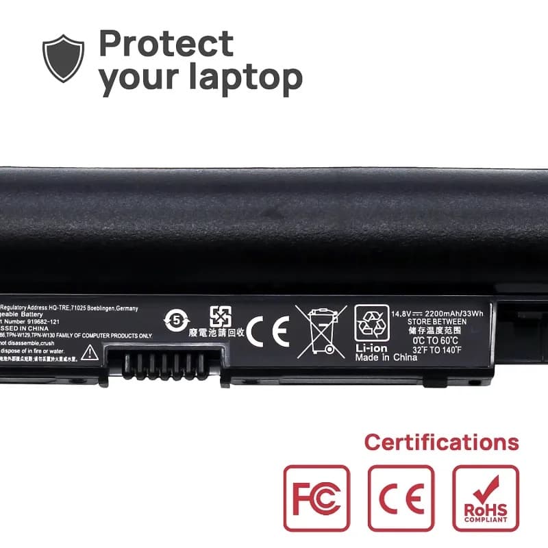 HP HSTNN-DB8F HSTNN-H7BX HSTNN-IB7X 14.8V Battery Voltistar thumbnail 5