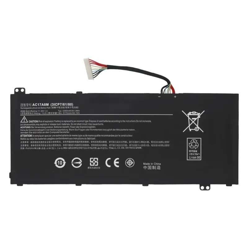 Bateria AC17A8M para Acer Aspire 5 A514-51 11.55V 5360mAh thumbnail 3