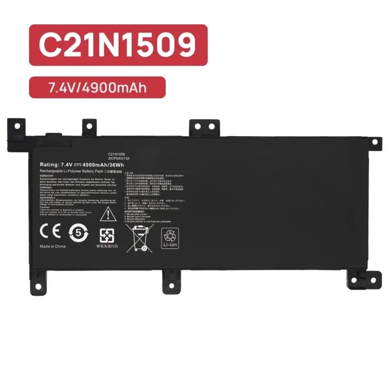 Batería Voltistar para Asus F556U F556UV X556UA 7.4V 4900mAh thumbnail 2