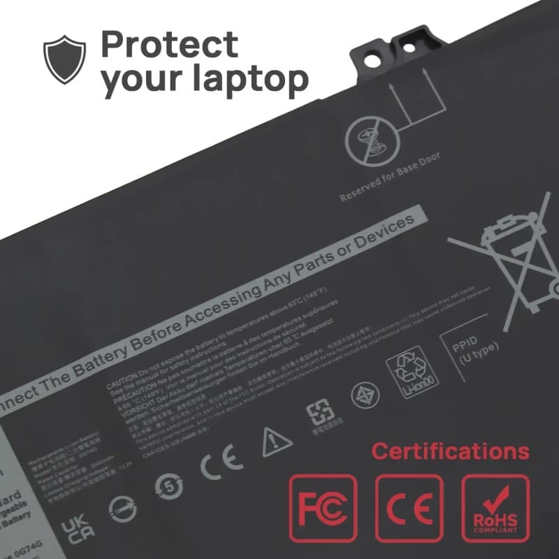Voltistar Battery for Dell Latitude 5300 0G74G 42Wh thumbnail 4