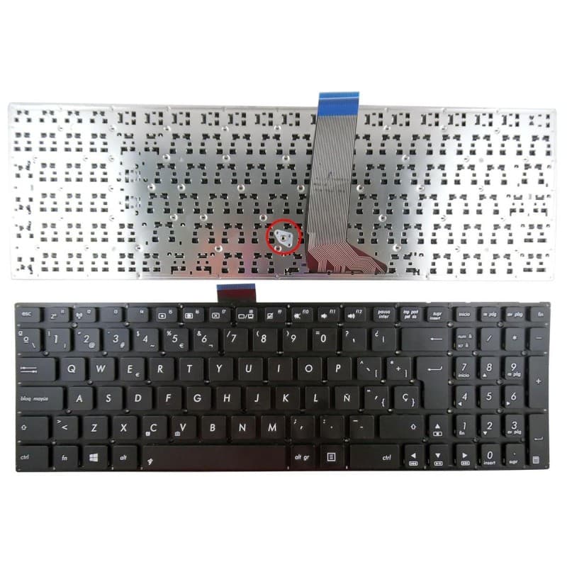 Teclado para Portátil Asus X502 X502C X502CA Asus VivoBook S500 S500C S500CA — image 1