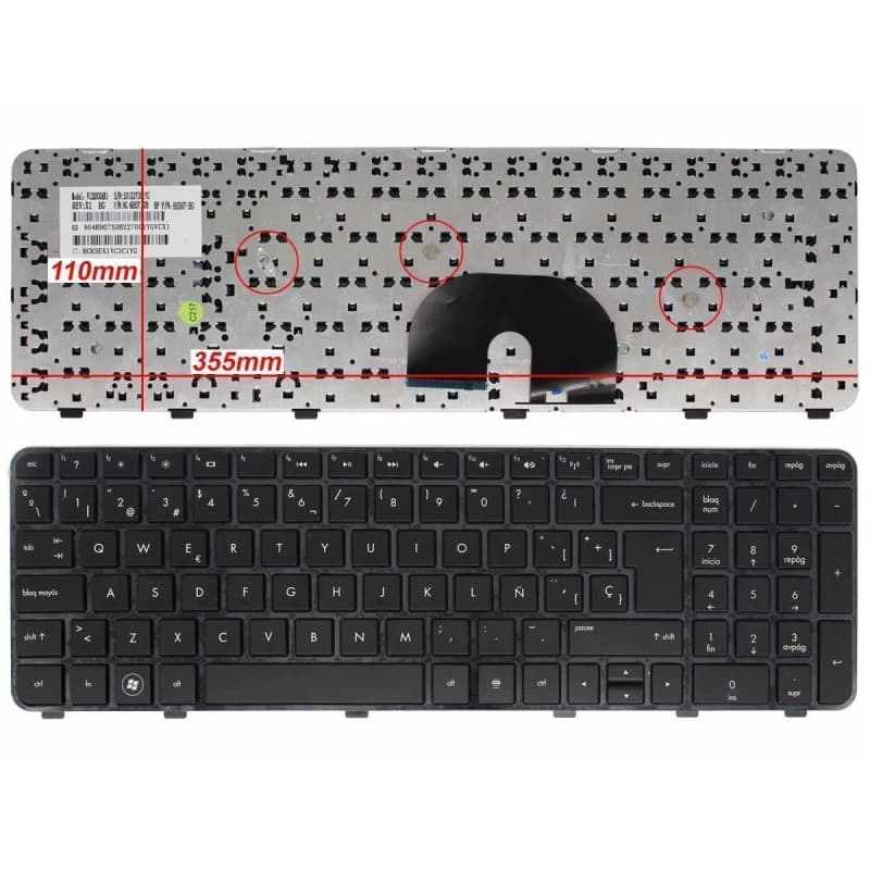 Clavier pour Ordinateur Portable HP Pavilion DV6-6193es - Neuf Scellé thumbnail 2