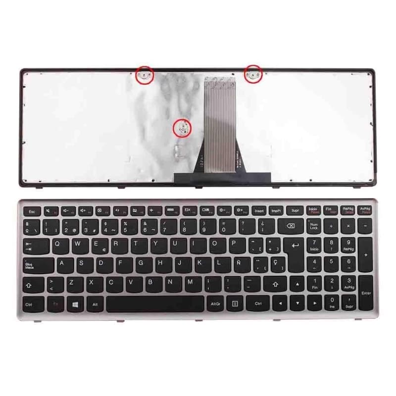 Teclado para Portátil Lenovo G505S G500C G500S Cinzento — image 1