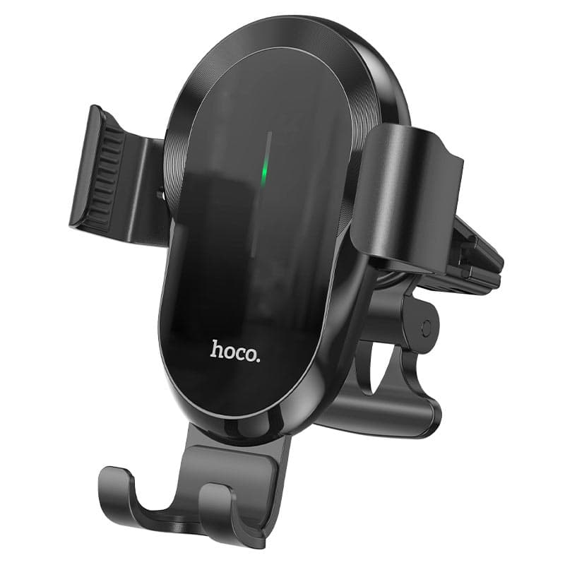 Support Téléphone Voiture Hoco 15W CA105 Noir Mécanisme Gravity — image 1