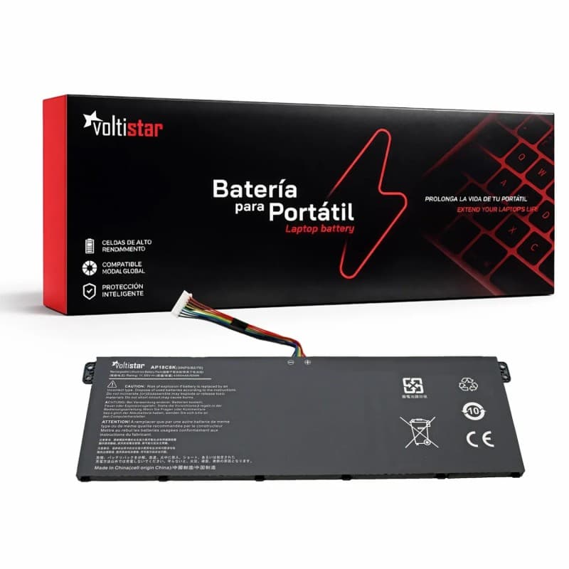 Voltistar Bateria Voltistar para Acer TravelMate B118-G2-RN 11.4V 50Wh Novo — Novo