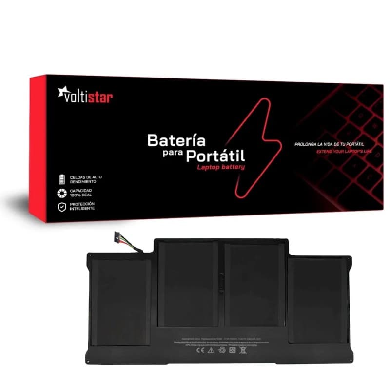 Voltistar Bateria Voltistar para MacBook Air 13" A1369 A1405 A1466 A1377 7.4V 8000mAh — Novo