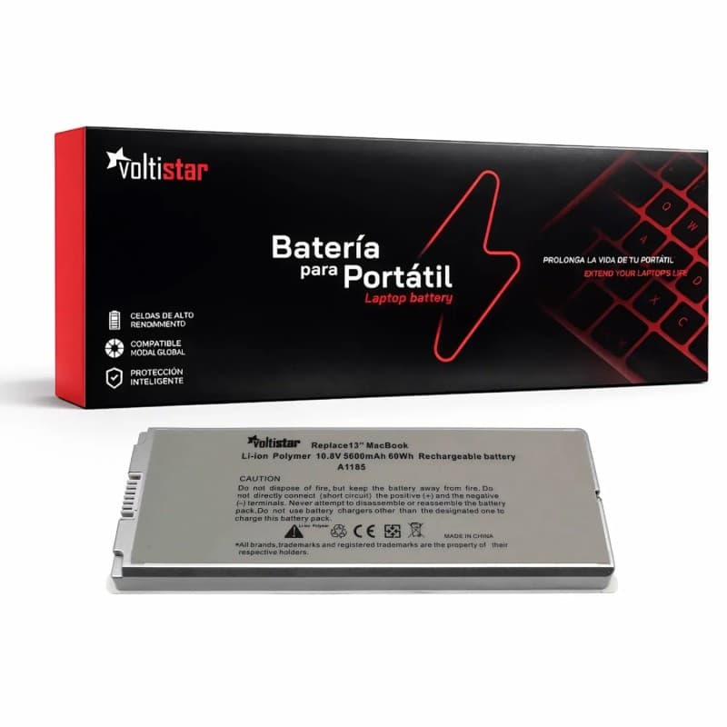 Voltistar Bateria Voltistar para MacBook 13 Polegadas A1185 - Nova Selada — Novo