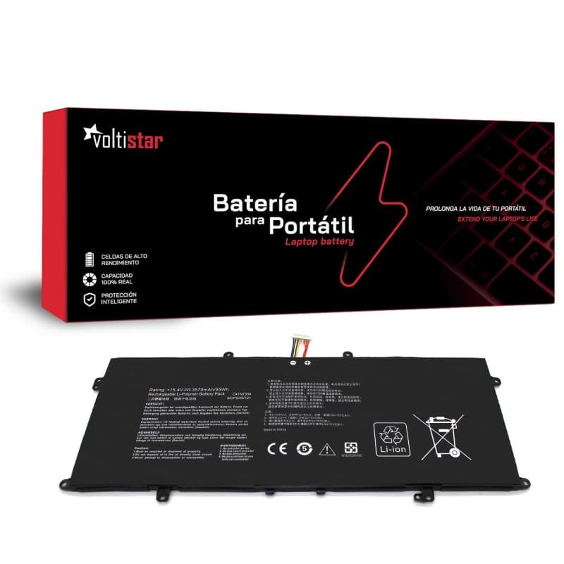 Voltistar Bateria Voltistar para Asus ZenBook 13 UX325E C41N1904 - Nova e Selada — Novo