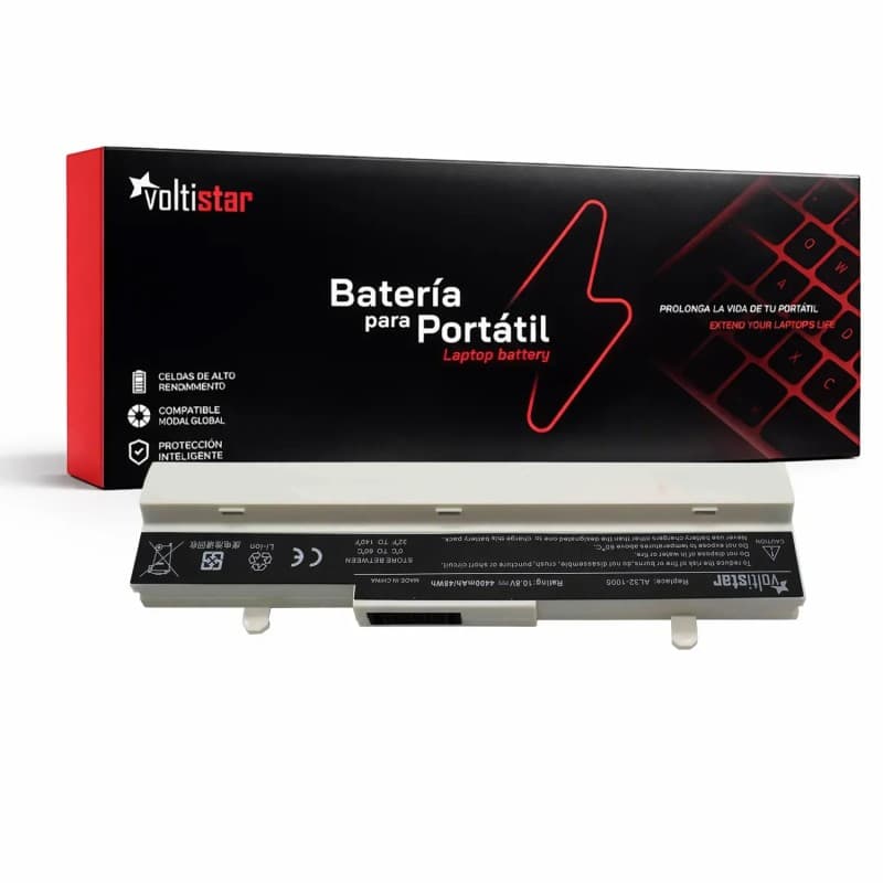 Voltistar Bateria Voltistar para Asus Eee PC 1005 1005H 1005HA Branca - Nova — Novo