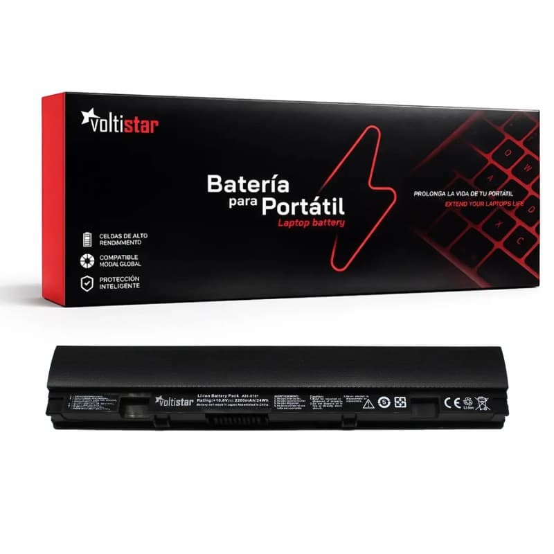 Voltistar Bateria Voltistar para Asus Eee PC X101 e X101C - 2200mAh 10.8V — Novo
