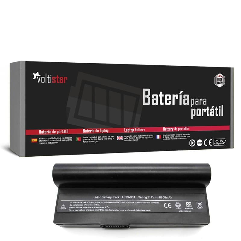 Voltistar Bateria Voltistar para Asus Eee PC 1000 1000H 1000HA 1000HD 1000HE 1000HG — Novo