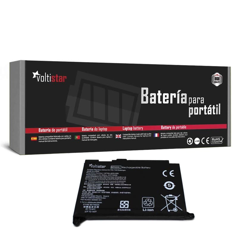 Voltistar Bateria para Portátil HP BP02XL Voltistar 4500mAh — Novo