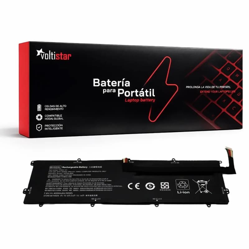 Voltistar Bateria para HP Envy x2 13 Series BV02XL Voltistar 4000mAh — Novo