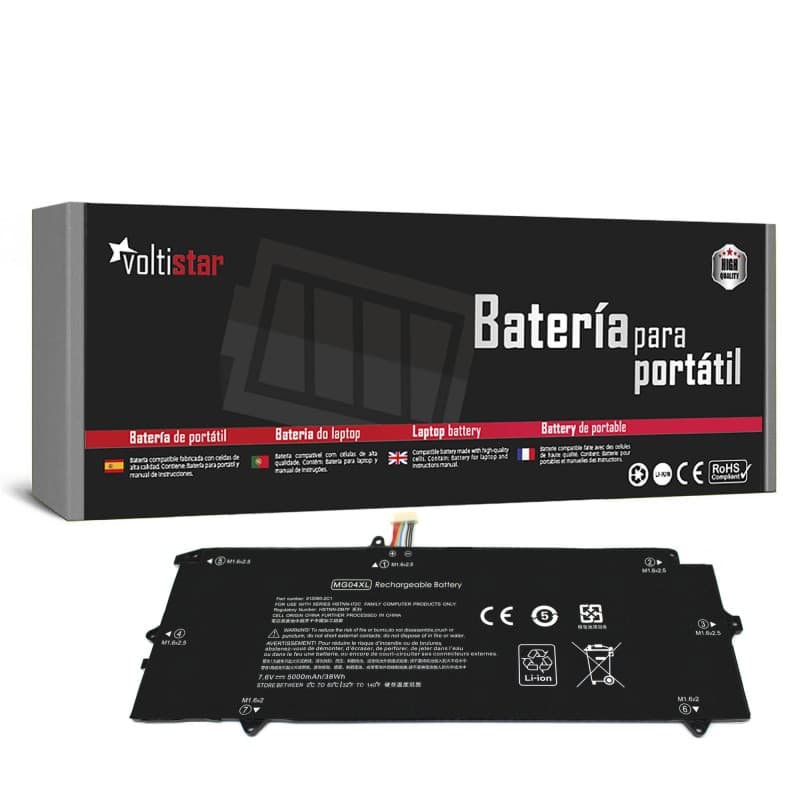 Voltistar Bateria Voltistar para HP Elite x2 1012 G1 MC04XL HSTNN-DB7F 5000mAh — Novo