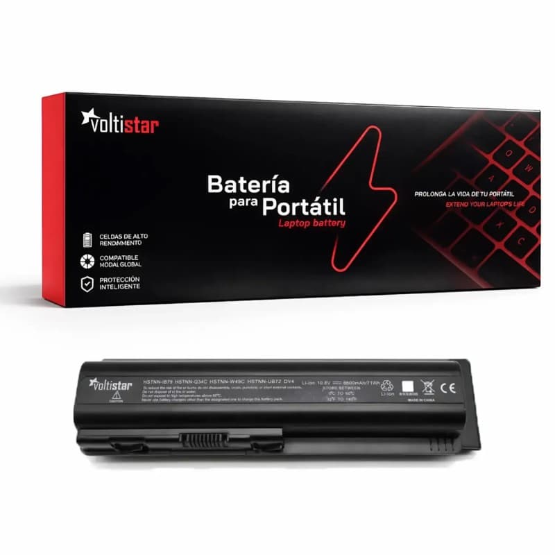 Voltistar Bateria Alta Capacidade Voltistar para HP HSTNN-CB72 HSTNN-IB72 HSTNN-DB72 — Novo