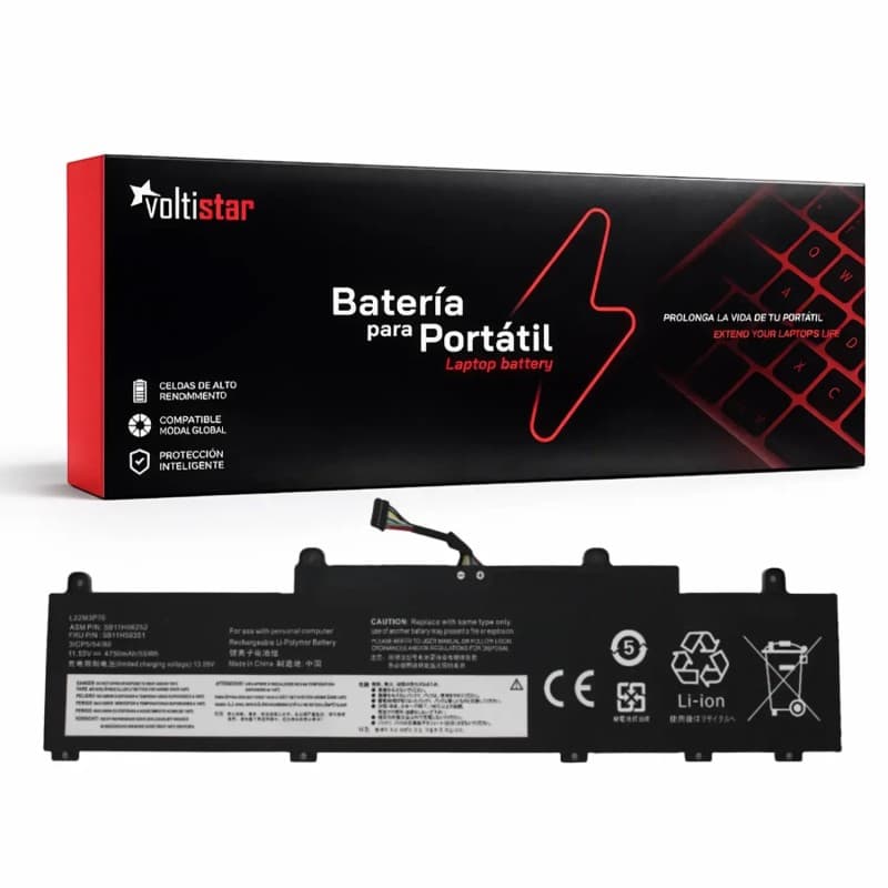 Voltistar Batterie Voltistar pour Lenovo Thinkpad L15 L22M3P70 55Wh — Neuf