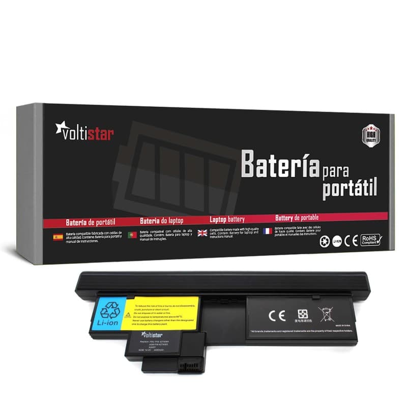 Voltistar Batterie Voltistar pour Lenovo ThinkPad X200 Tablet 42T4658 - Neuve et Scellée — Neuf